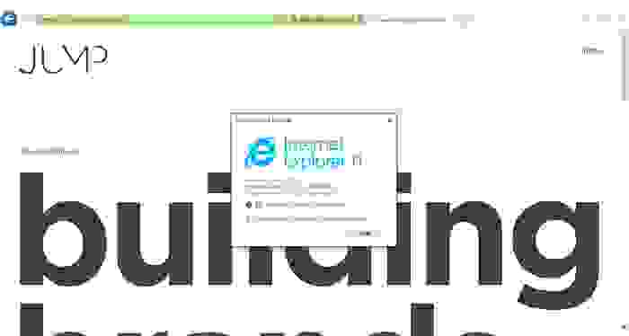 Support for Internet Explorer ending!