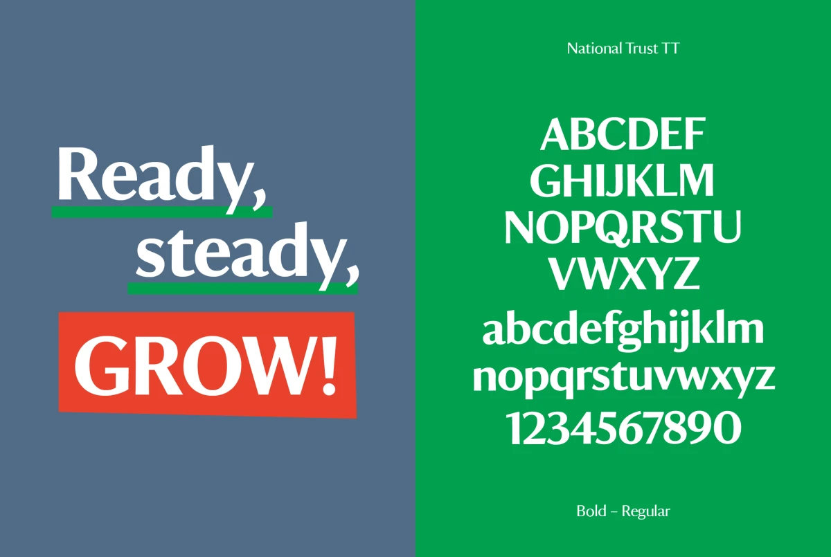 brand guidelines design showing strapline designed with font style and colours