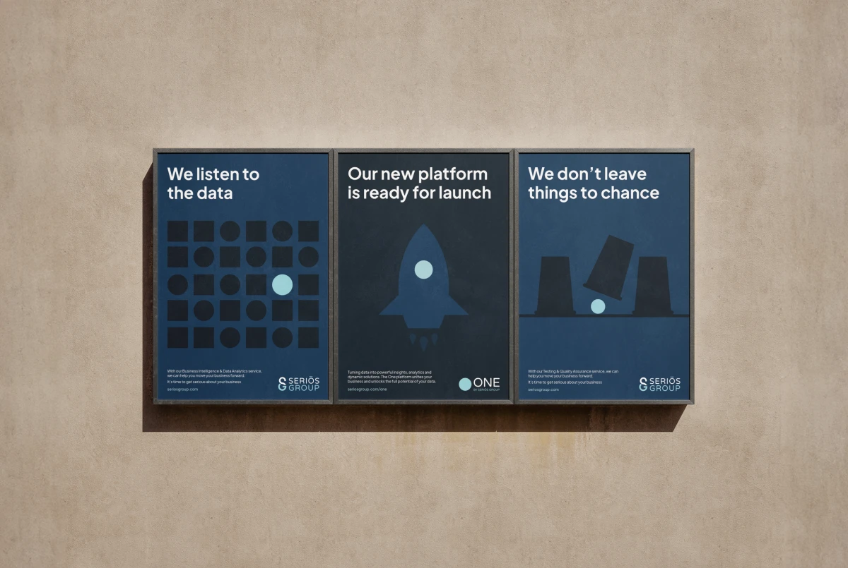 Mockup of campaign posters